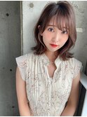 【Lond jeloud 杉原碧仁】シースルーバング×色っぽボブ