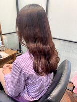 シャンドゥール 栄店(CHANDEUR) デザインカラー暖色カラーツヤ髪ロング大人可愛い愛されヘア