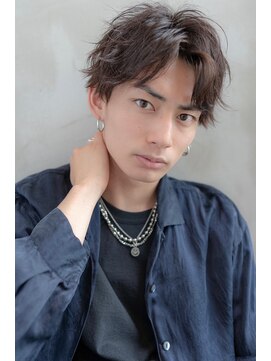 オースティン 門前仲町(AUSTIN) かき上げシルバーカラーサイドグラデーションスリークショート