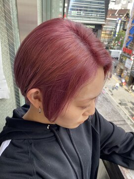 カプセル シンジュク(CAPSULE) 透明感☆こだわり詰まったハイトーンハンサムショート@岡しゃん