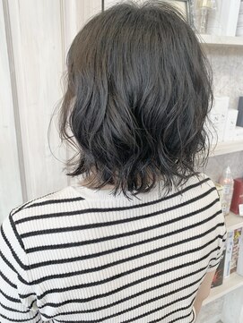 キャアリー(Caary) 福山市美容室Caary ウェーブスタイリング ボブパーマ