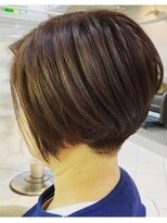 ミューズ 新小岩店(HAIR&NAIL MUSE)&nbsp;前下がりショート刈り上げメンズライクボーイッシュショート