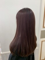 ネオリーブウリ 二子玉川店(Neolive uri)&nbsp;グレージュカラー　ボブウルフ　黒髪　ココアベージュ