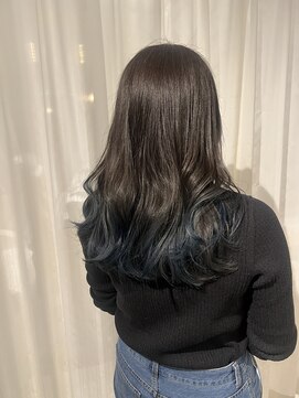 フィゼル 福島店(fizelle) ブルーグラデーション*いけもとみお