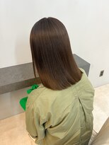 オズ 郡山桑野店(OZ)&nbsp;《オズ》ミディアムボブ　#オリーブベージュ