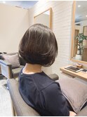 ボブ×ナチュラルブラウン/ニュアンスカラー/20代30代40代