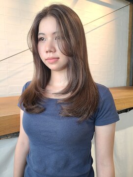 キーン 立川店(keen) 【keen×武田】ブリーチなしダブルカラー　まろやかベージュ