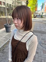 ノイ(neu)&nbsp;ボブ×顔まわりレイヤー 【静岡/静岡駅】