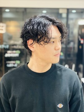 スウェル 船橋店(Swell) ハイライト/マッシュパーマ/ウルフ/アッシュブラック