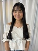 酸性ストレート　サラつやロング【吉祥寺　美容室　アイビー】