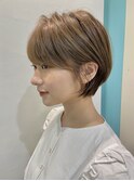 ☆【春日美月】まろみベージュ×ショートボブ