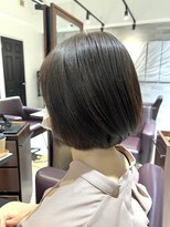 アイフィール アヴェダ 瑞江店(i feel AVEDA)&nbsp;【安藤】丸みボブ×チャコールグレージュカラー