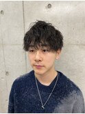メンズマッシュ波巻きツイストスパイラル