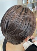 《HAIRZ》渡内美遥　ニュアンスハイライト×白髪ぼかし