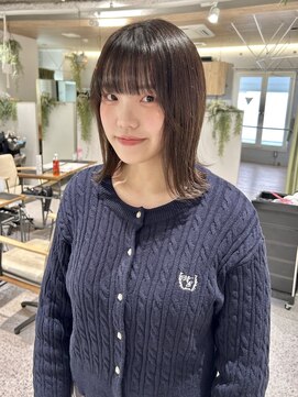 ゼストララ(ZEST Lara) 外ハネが可愛い♪ミディアムボブ【吉祥寺】misaki