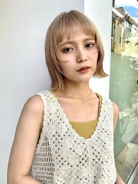 アペロ 柏(Apero) ベージュボブ/ フェイスレイヤー