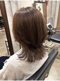 マッシュショートおしゃれ女子ウルフヘア外ハネボブレイヤーボブ