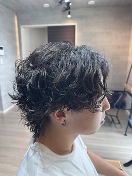 トゥエンティ(twenty) stylist 根本　メンズスタイル　シャドウパーマ