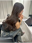 "マッシュウルフタッセルボブイヤリングカラーバレイヤージュ "