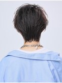 【LIPPS天神】ナチュラルルーズパーマセンターパートウルフ