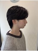 毛流れパーマで品よく整う冬髪