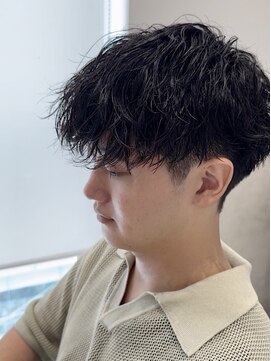 ソフトツイストマッシュ【メンズ/パーマ/眉毛/沖縄市/美里】