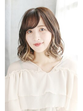 ラピス 新宿店(Lapis) 【30代の白髪悩み】白髪ぼかしハイライト*大人ヘア