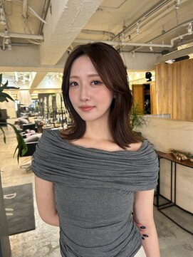 ベル 銀座5丁目店(Belle) 伸ばし中でもイメチェン　2wayバングスタイル