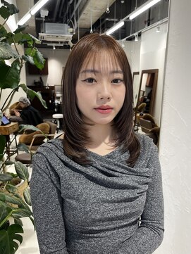 リル 茅ヶ崎(Liru:) 【河野凜】レイヤーカット×まろやかブラウン