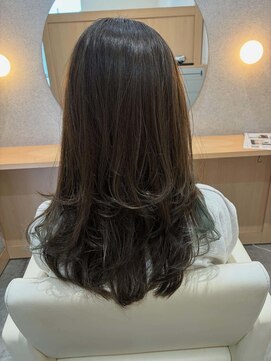 ゴカントコシエ 津幡店(gokan) 毛先ネイビーワンカール