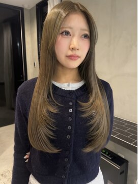 グラフ ヘアーズ ラボ graf hair's lab オリーブベージュ