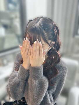 アイビー 新宿(IVY) 編みあげハーフツイン