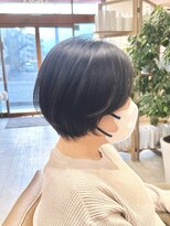 シュガー 仙台宮城野区(&Sugar)&nbsp;カラー無し黒髪でも似合うショートヘアショートボブ