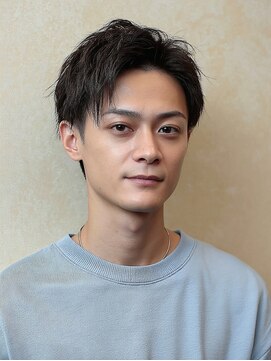 ラル 水戸県道50号店(Lalu.) MEN’S/リバースセンターパート/ニュアンスパーマ/水戸