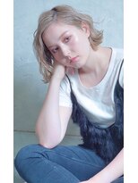 リノ エヘウ(Lino eheu)&nbsp;デザインカラー/骨格補正ショートカット/オリーブベージュ