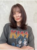レイヤーたっぷり◎ミディアムレイヤー くびれレイヤー表参道
