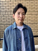 シンク(sync) ニュアンスパーマ センターパート メンズパーマ 大阪美容室