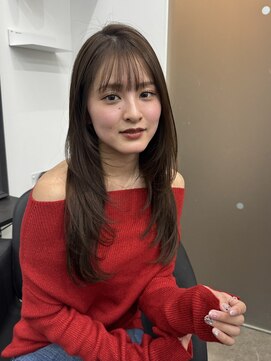 アマテラスゼロ 新宿(AMATELAS zero) ミディアムレイヤー/内巻きレイヤー/簡単スタイリング