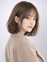 ガーディナ(Gardina)&nbsp;ボブレイヤー ベージュ 顔周りカット くびれヘア 20代