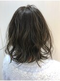 【宍戸】外ハネ ミックス ボブ