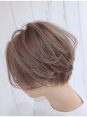 ハンサムショート×ショコラピンク【Sunnyside 水戸】