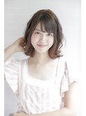 20代30代40代50代/前髪/マチルダボブ/インナーグレージュ/銀座