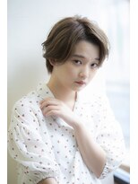 イグレックビス(igrek bis)&nbsp;IGREKBISエッジショート×イルミナカラー×イノアカラー×耳かけ