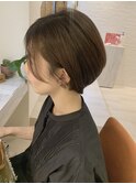 大人かわいい耳掛けショート