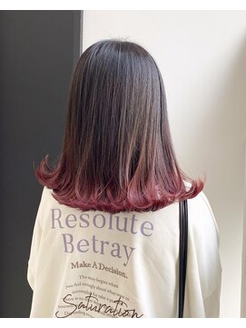 アライブ キチジョウジ(ALIVE Kichijoji) 【ALIVE吉祥寺】グラデーション＊ピンクベージュ 着物ヘア