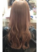 【miel hair新宿　パールピンクベージュ