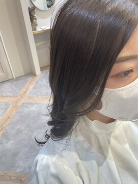 アンド ラ ブランシュ(&.La Blanche) 縮毛矯正/ストレート/くすみブルー/テラコッタ/大宮