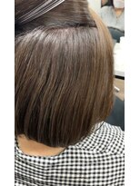 ヴィフ 大船(VIF)&nbsp;丸みボブ×白髪ぼかしハイライト