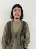 ミディアムパーマボブ