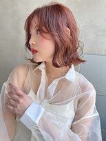 ケイト(kate) 【kate 大宮】ピンクベージュ×外ハネくびれショート
